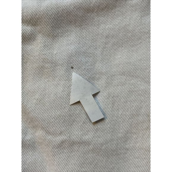 Vintage 70’s Mens Size 42” Levi’s 550 Relaxed Fit White Denim Shorts Made in USA - Picture 10 of 11